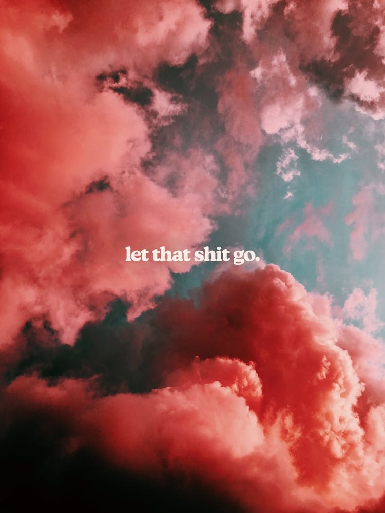 Let That Shit Go - Minimal Gallery Wall