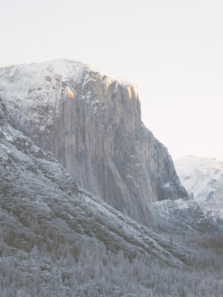 Half Dome Winter