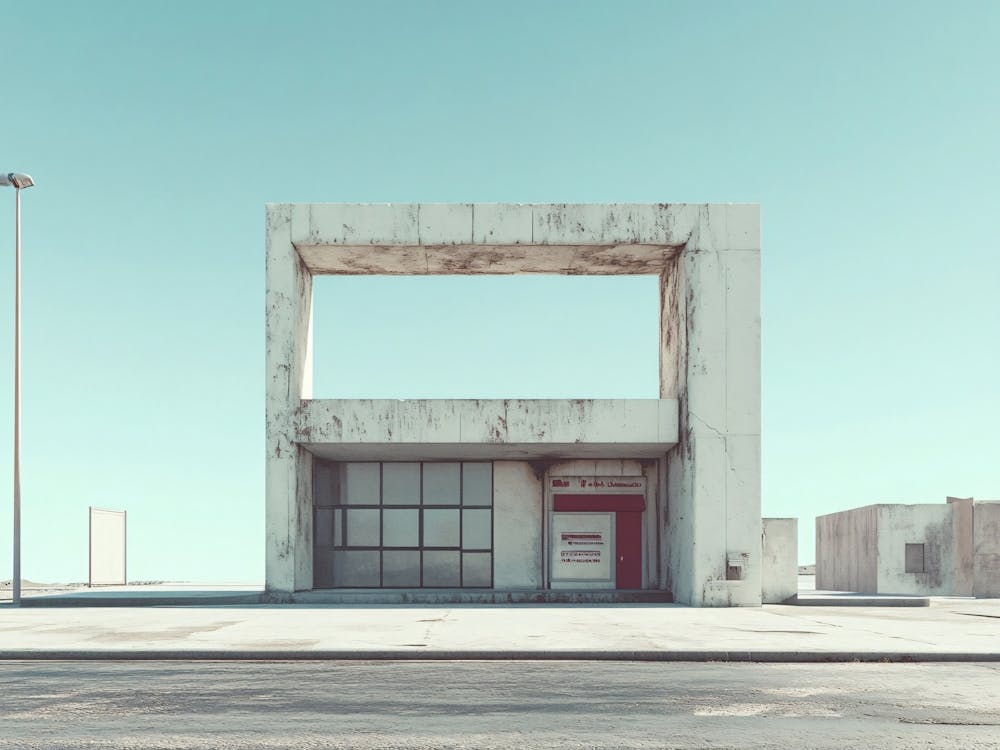 Empty Building Midwest USA
