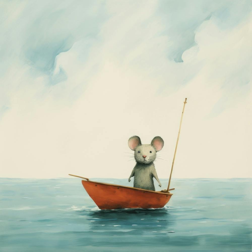 Mouse In A Boat