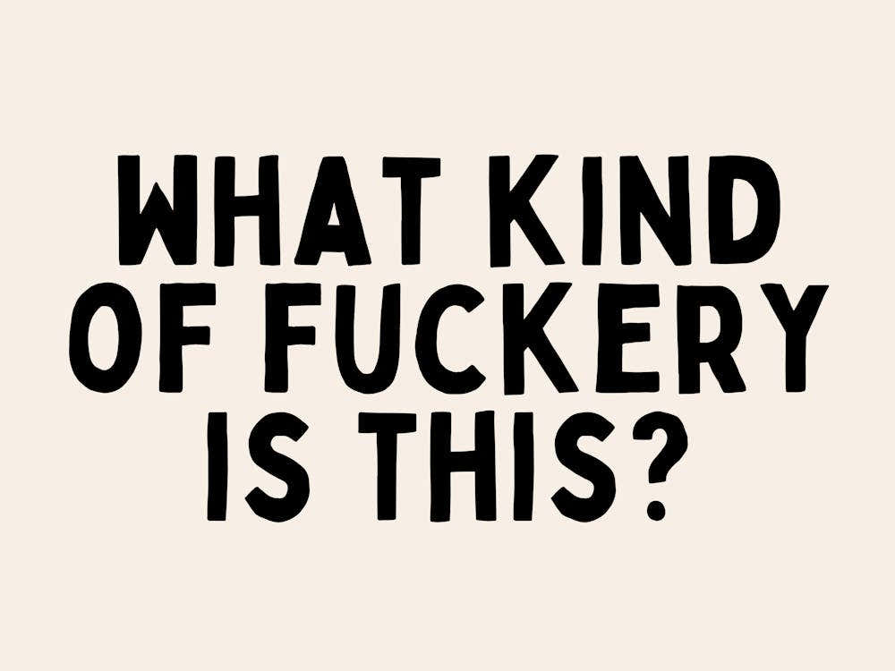 What Kind Of Fuckery Is This | Black and Cream
