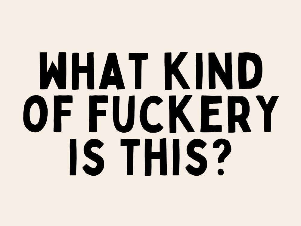 What Kind Of Fuckery Is This | Black and Cream