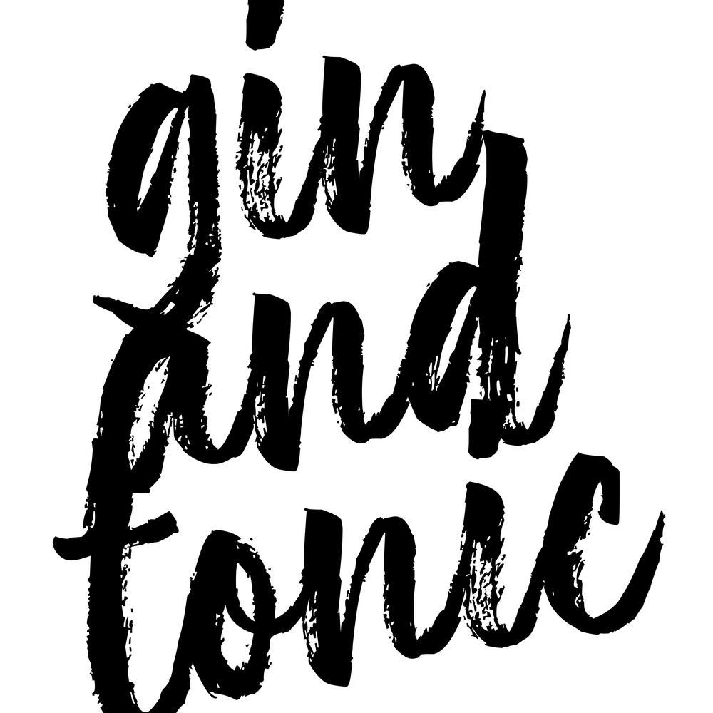 Gin And Tonic Bold Script Square
