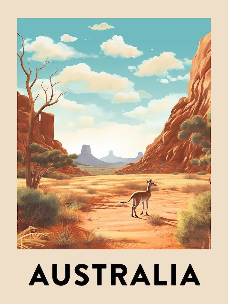 Vintage Reise-Poster Australia 3