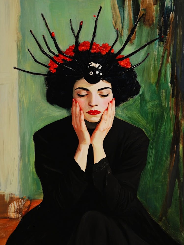 'The Woman With Red Hair'