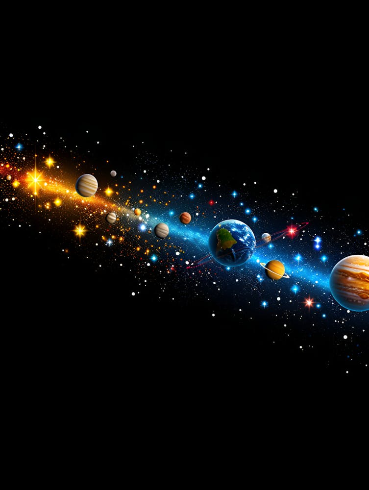 Planets In Space 7