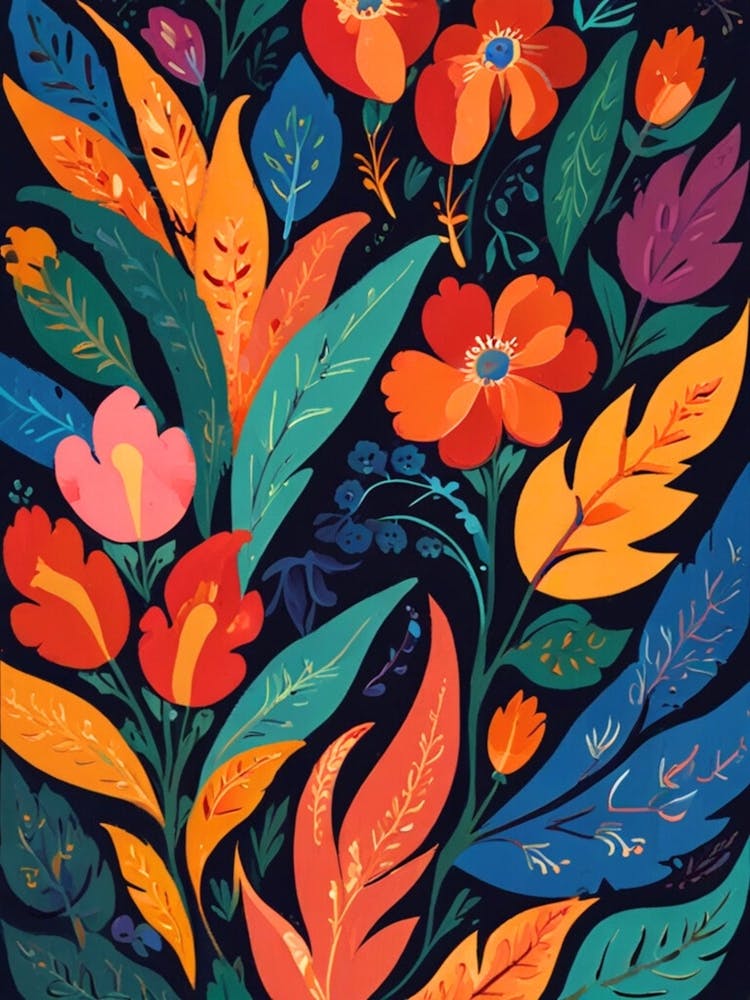 Colorful Floral Pattern