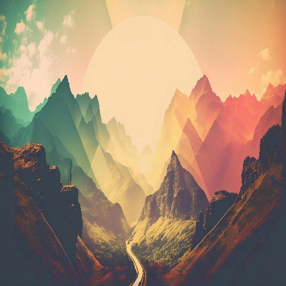 Mountain Landscape With Road
