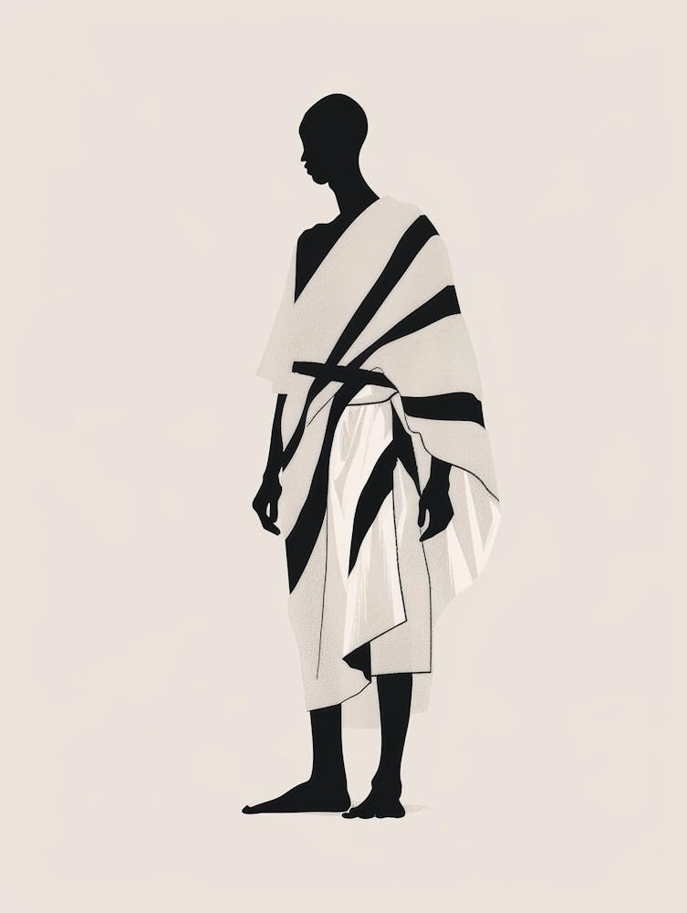 Silhouette Of African Man