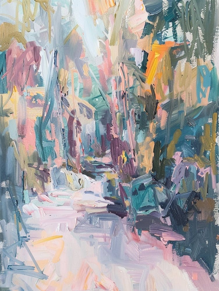 Zoo Austin Texas Oil Painting 2