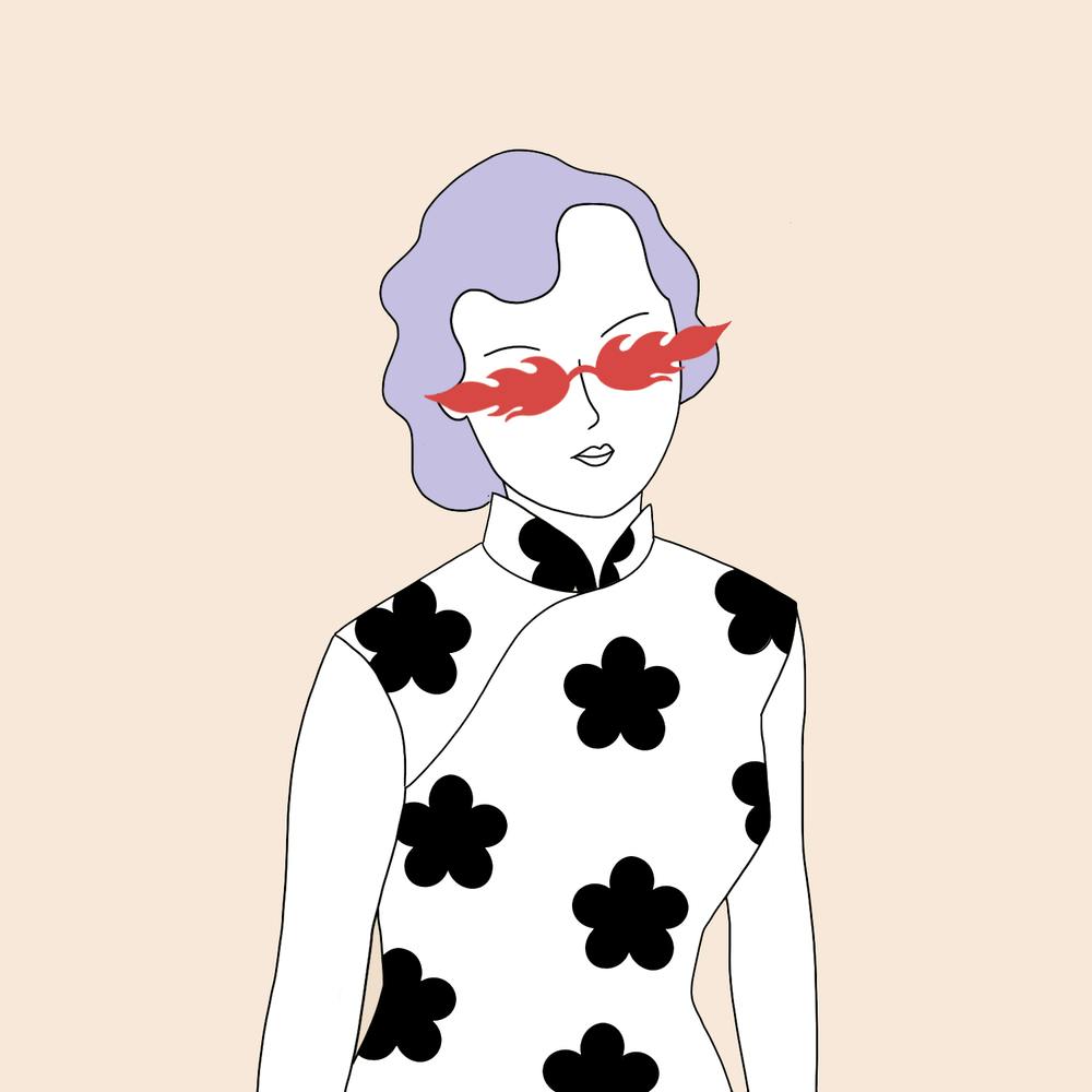 Girl With Sunglasses 1