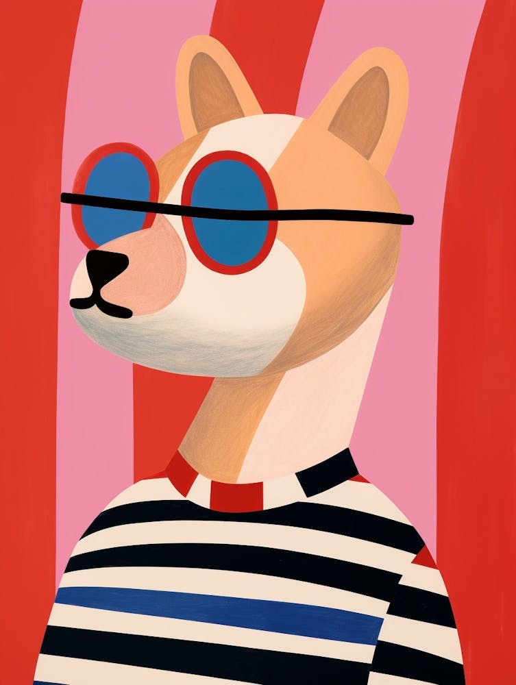 Little Cougar 2 Wearing Sunglasses