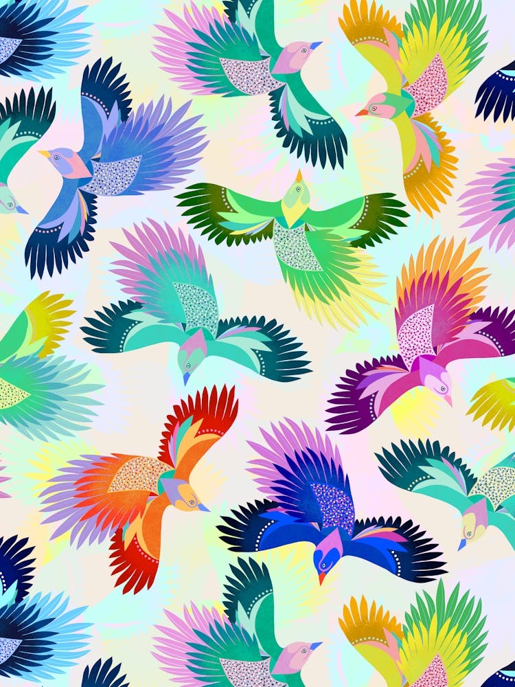 Glow Birds - Light Multi