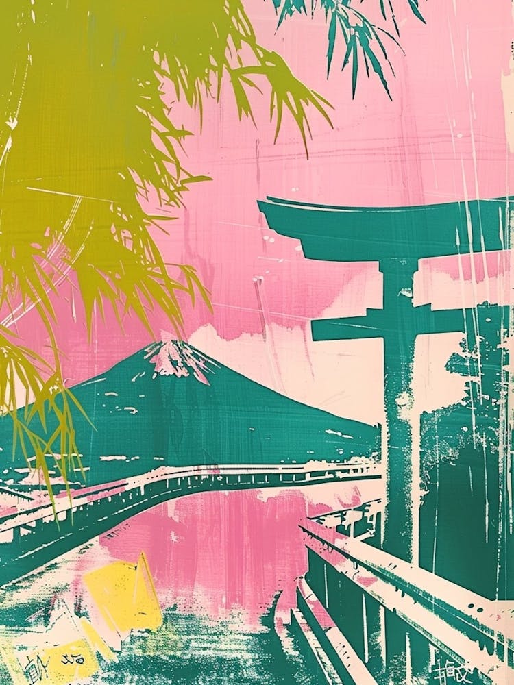 Izu Peninsula Duotone Silkscreen 2
