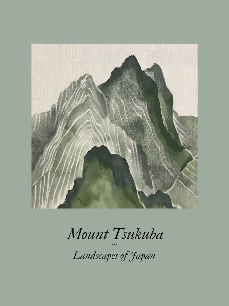 Landschaften Japans Berg Tsukuba 91