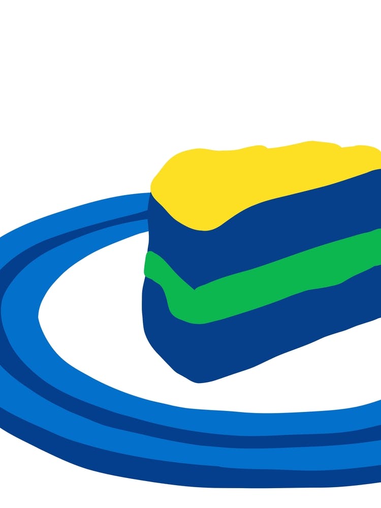 Cake On A Plate