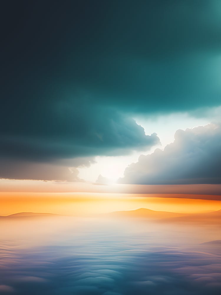 Sunrise Over The Ocean
