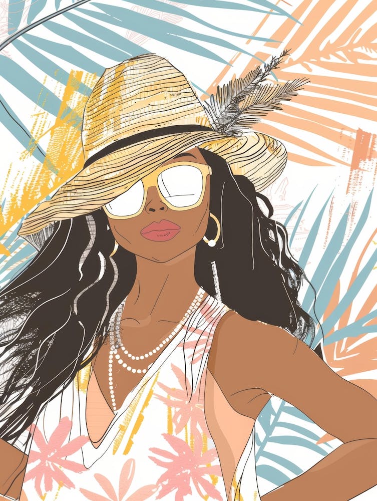 Afro-American Woman In A Hat