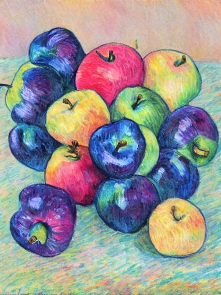 Rose Apple Vintage Sketch Fruit