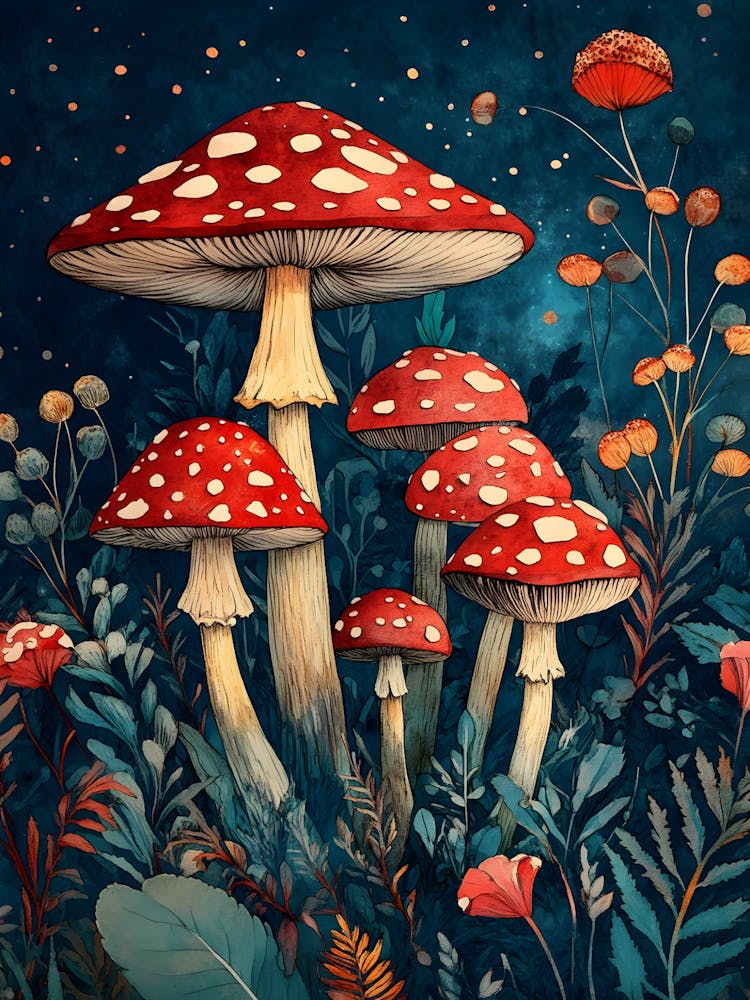 Mushrooms In The Night