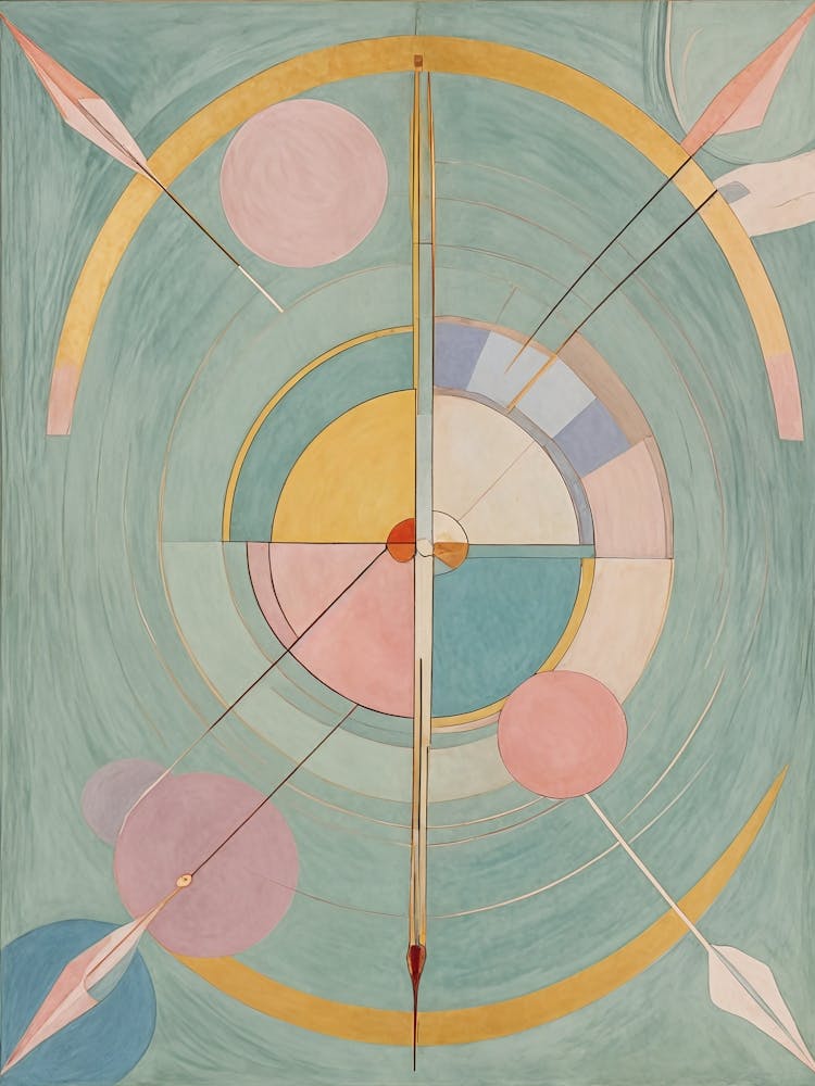 Geometric Explosion In Pastel