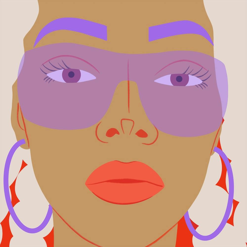 Face Beige Square