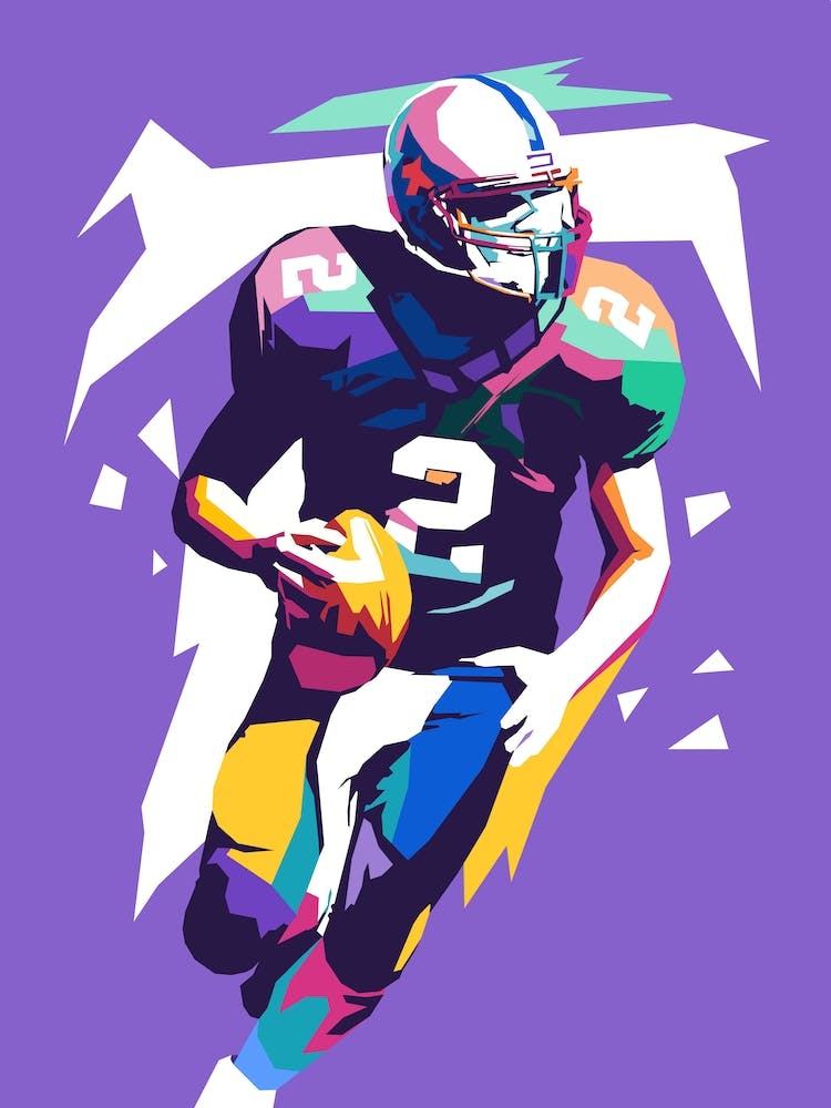 American Football Pop Art 2