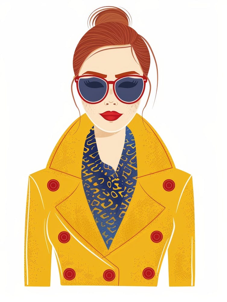 Woman In A Yellow Coat