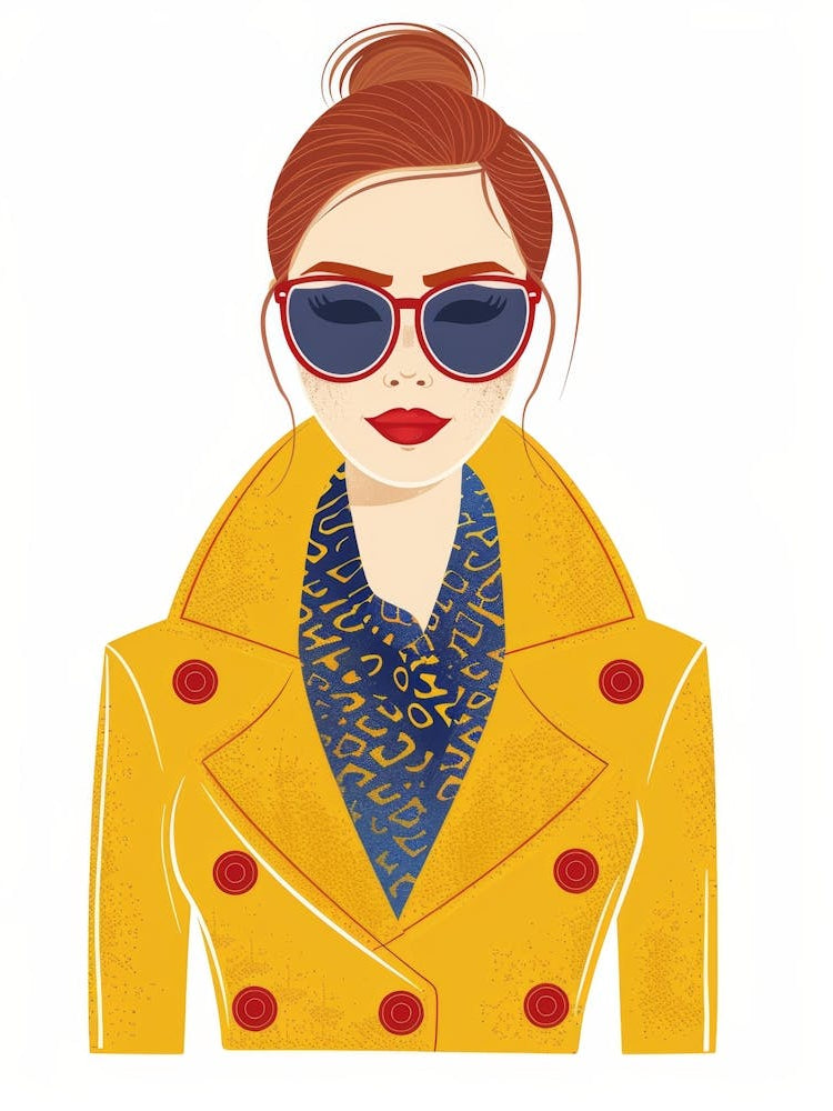 Woman In A Yellow Coat