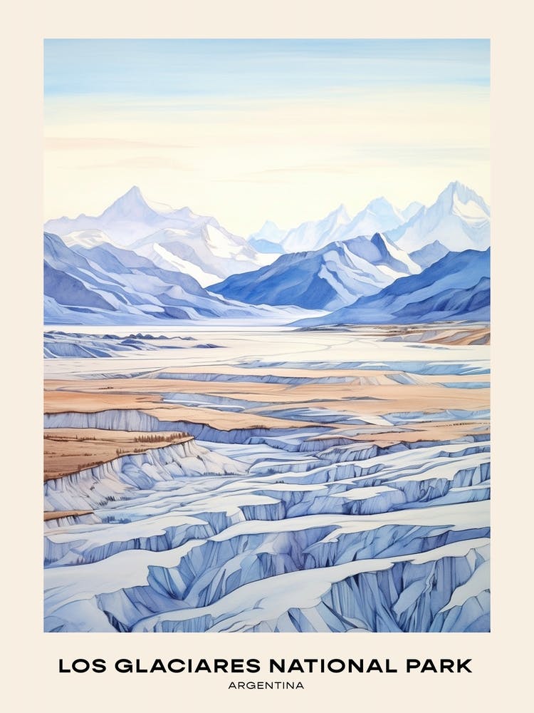 Los Glaciares National Park Argentina 3 Poster