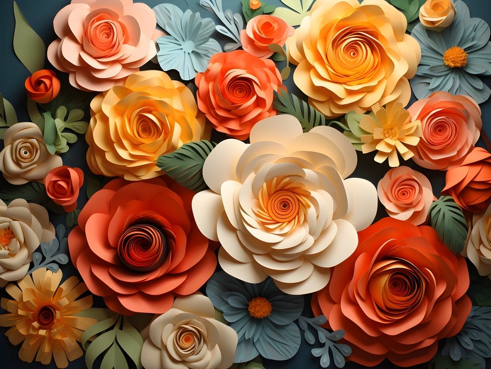 Paper Flowers 4
