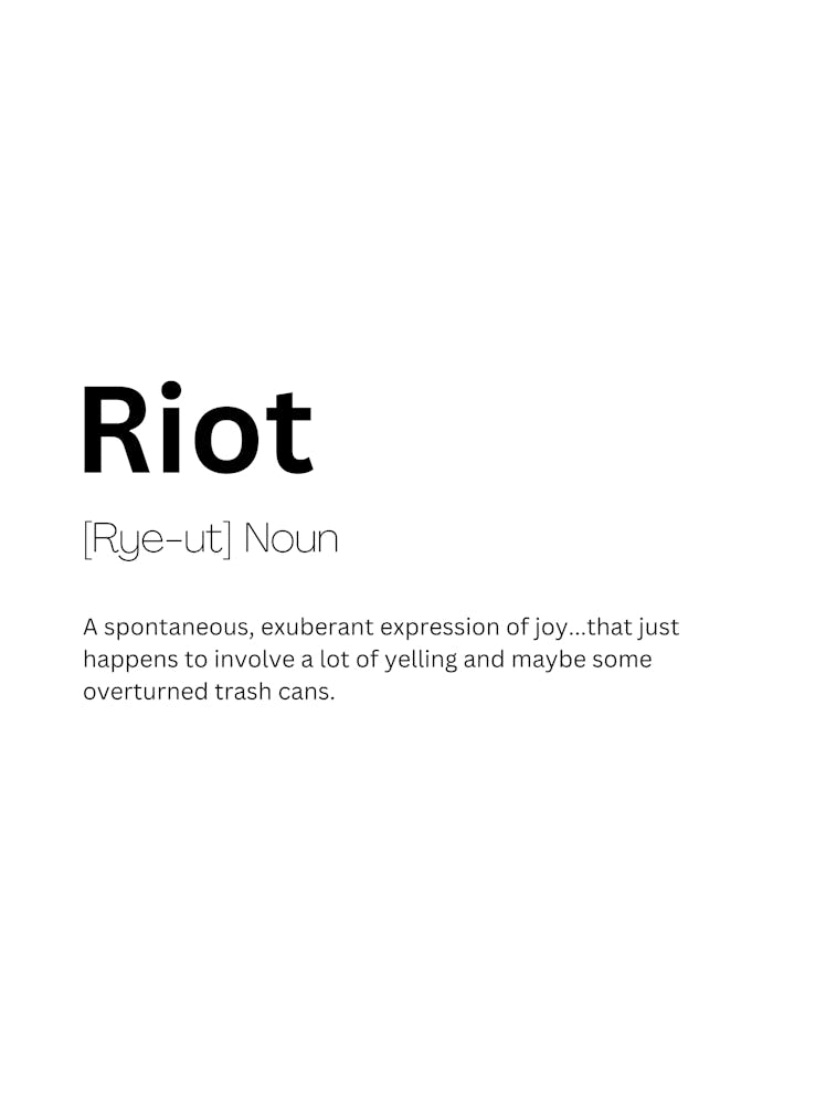 Riot Definition Meaning 1