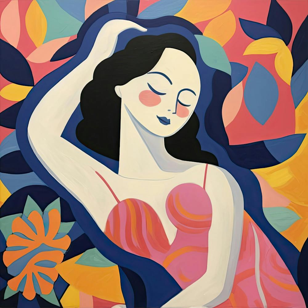 Woman Posing For The Artist, The Matisse Inspired Art Collection