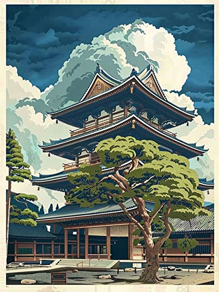 Tokyo Japan Castle Mid Century Modern 1