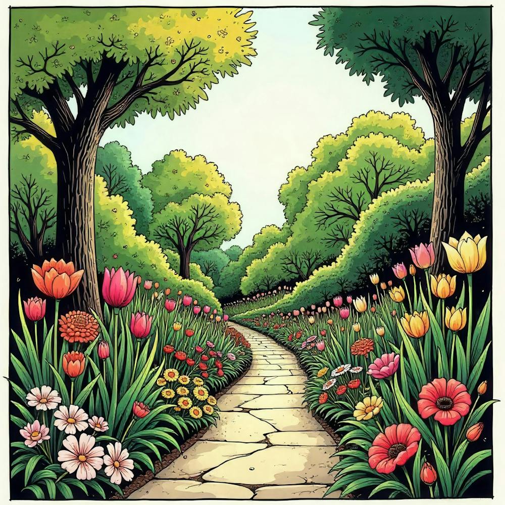 Path Through The Garden