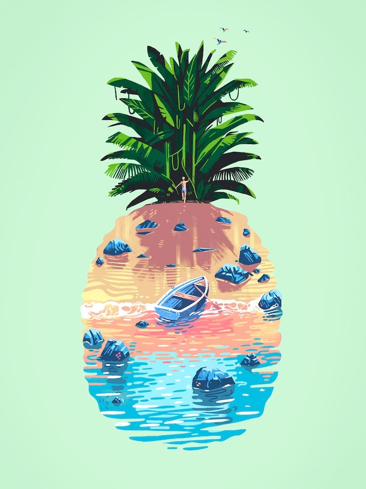 Ananas-Insel