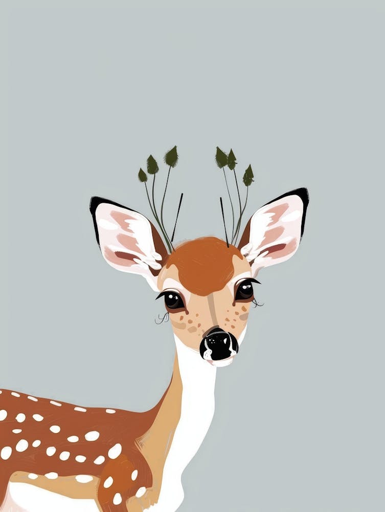 Deer Canvas Print 8