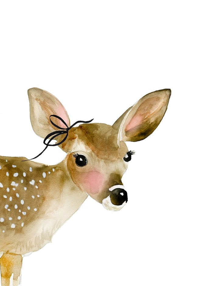 Fawn With Bow