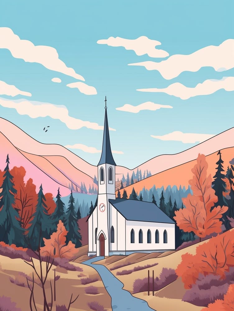 Moldova Travel Illustration