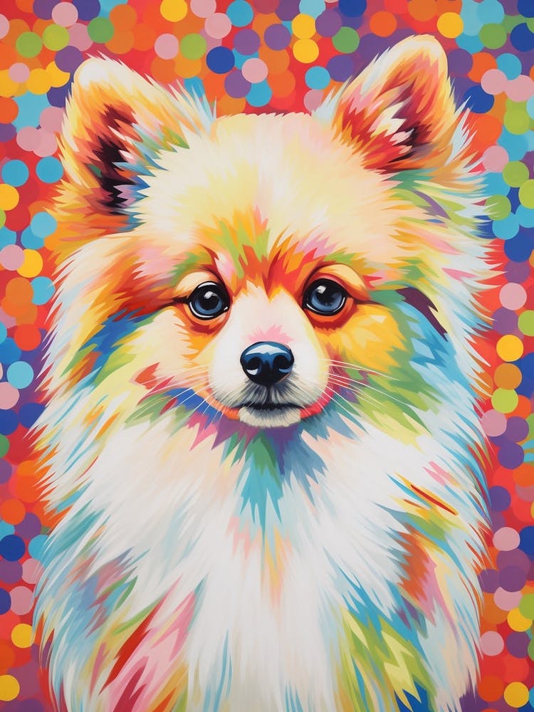 Pomeranian Pop Art Inspired 1