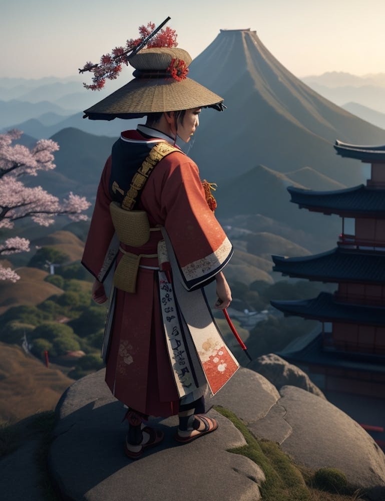 Man In A Kimono