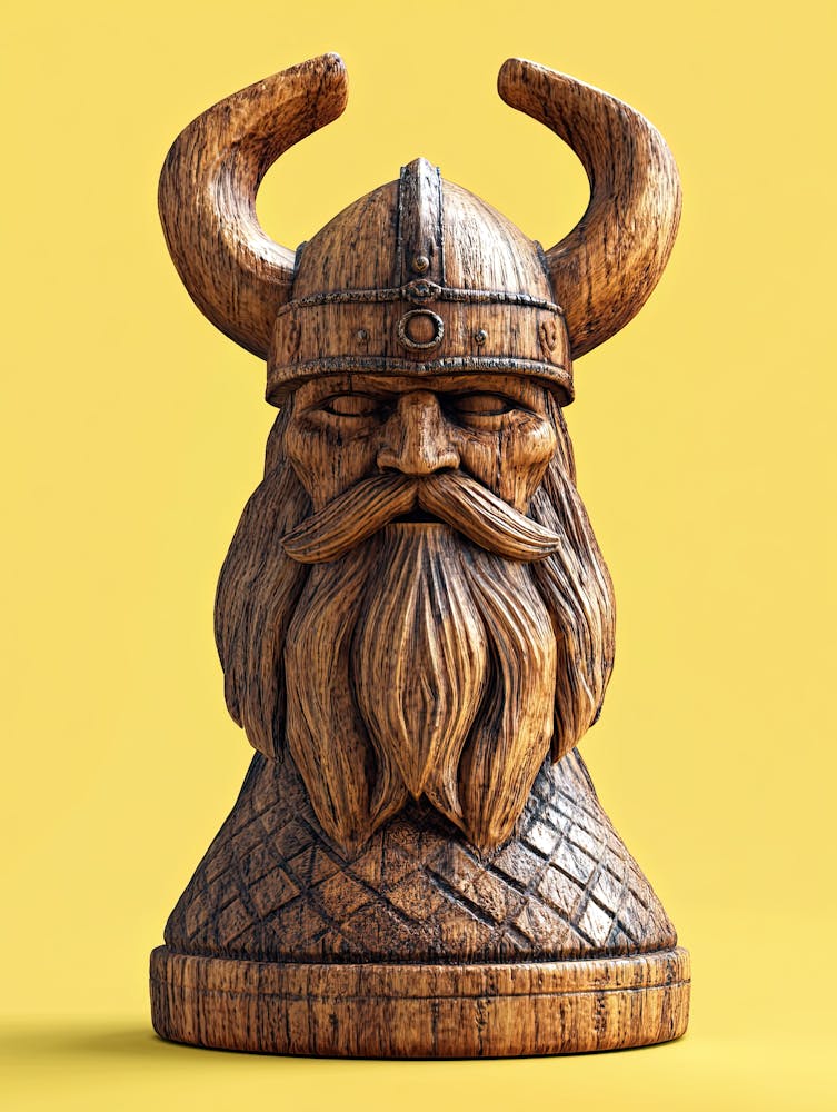 The King, Tafl Chess, Viking's Chess Poster