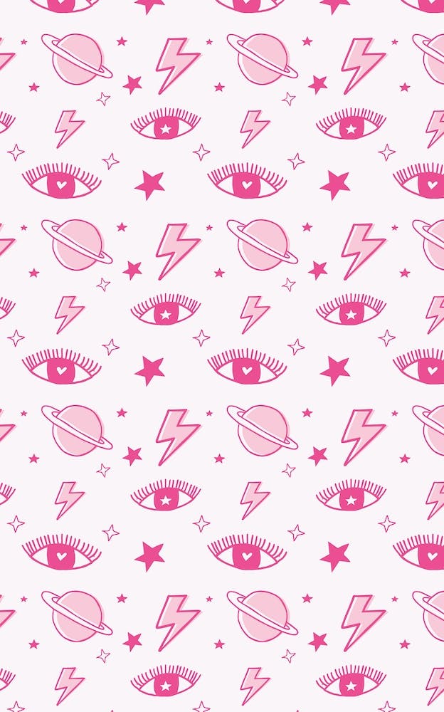 Fille cosmique rose