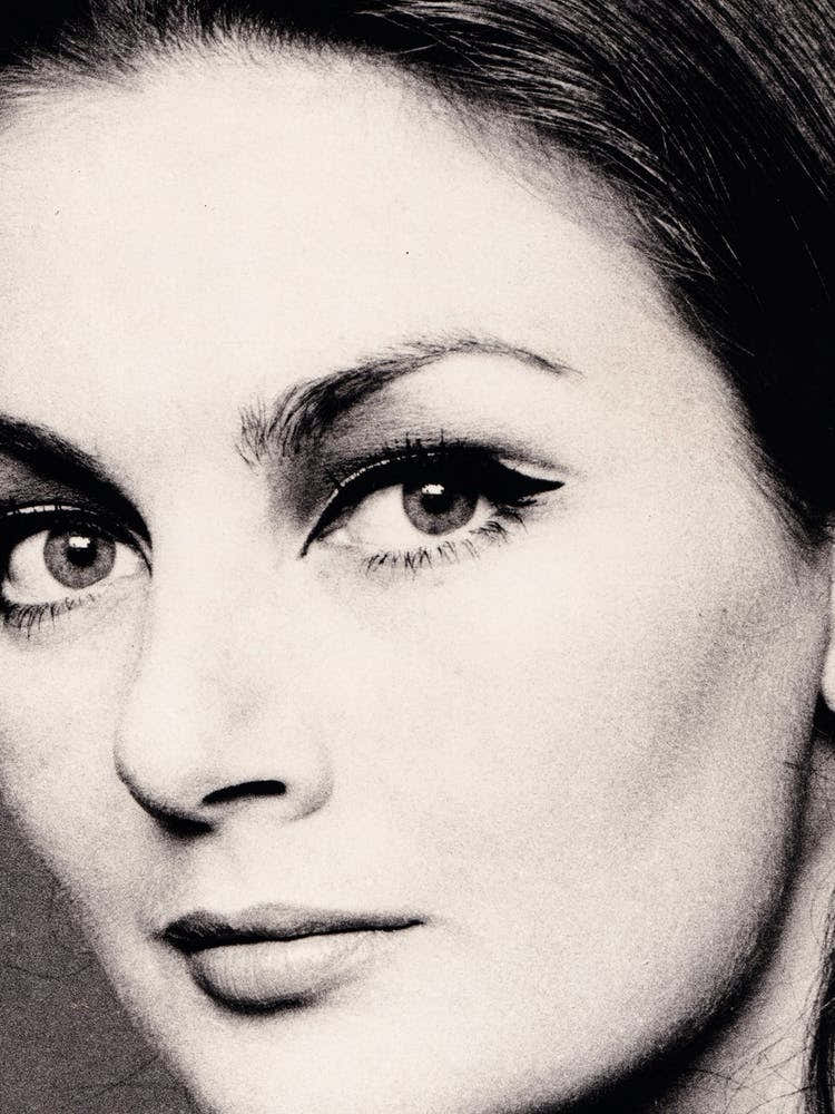 Black And White Woman Portrait