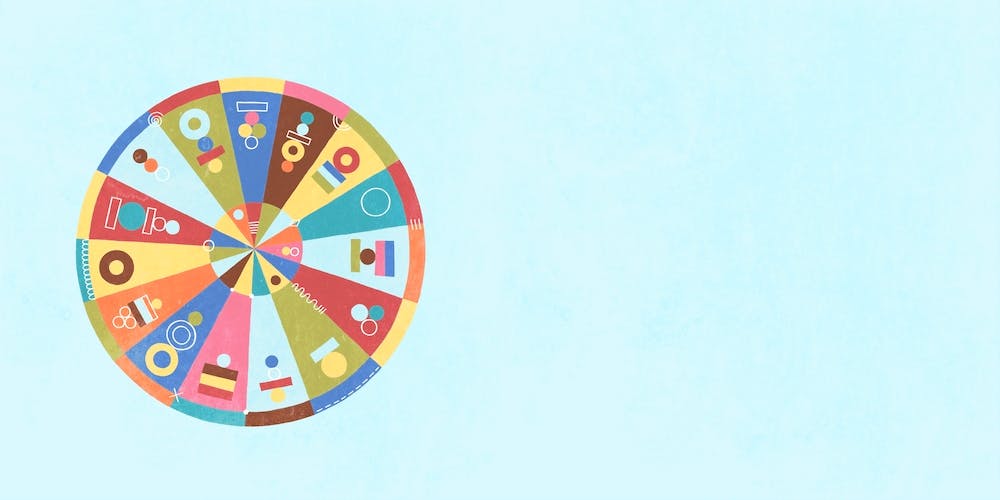 Double Fortune Wheel Mandala