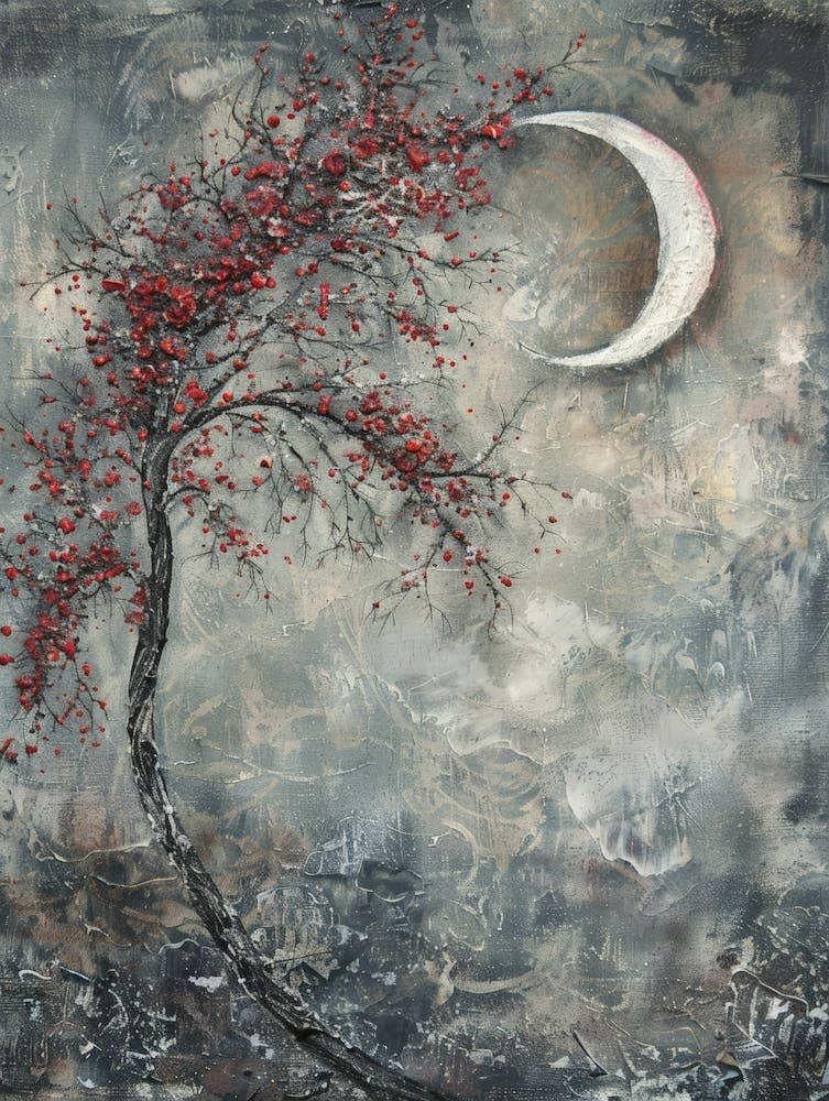 Moon And Tree 1