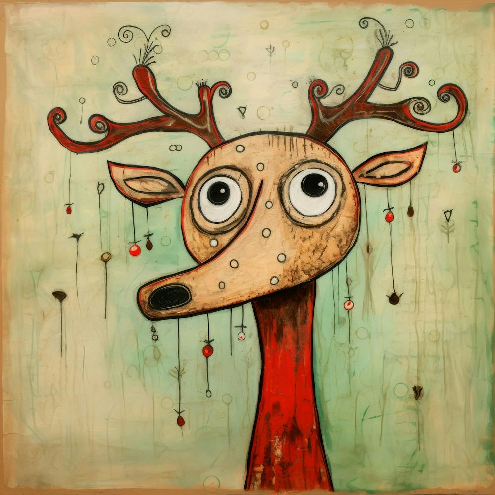 Abstract Reindeer 1
