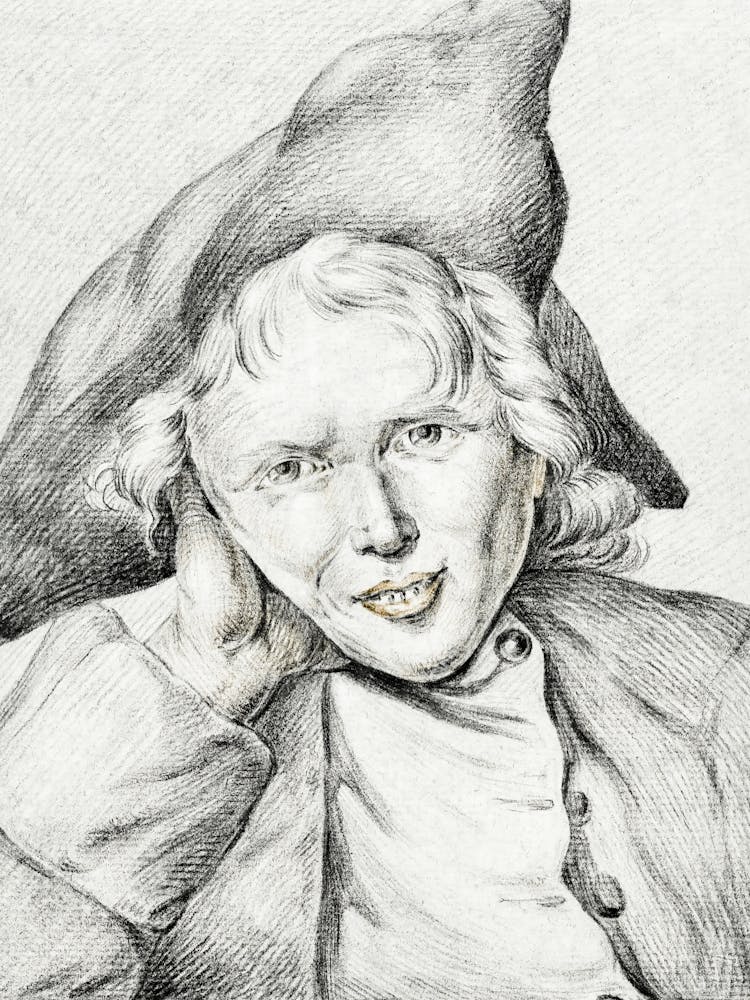 Portrait Of A Smiling Boy, Jean Bernard