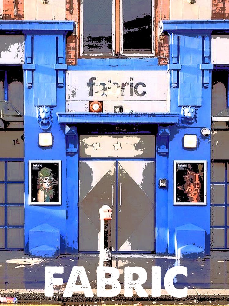 Fabric, Nightclub, Club, Wall Print, Wall Art, Print, London,