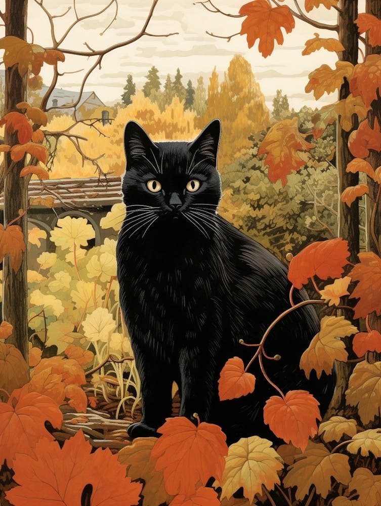 Autumn Cat 4